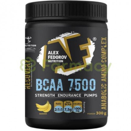 Алекс федоров нутришн bcaa 7500 порошок 300г вкус банана