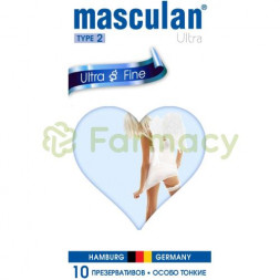 Маскулан 2 ультра презервативы №10 ультра файн особо тонкие