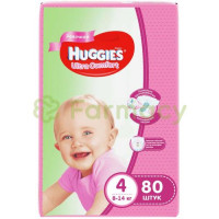 Хаггис подгузники ультра комфорт 8-14кг д/дев. №80 [huggies]