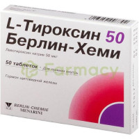 L-тироксин 50 берлин-хеми таблетки 50мкг №50