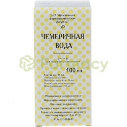 Чемеричная вода раствор для наружного применения 100мл